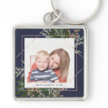 Best mammie Moederdag Floral - Aangepaste foto