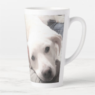 Best mammie ooit puppy dog Roze hart 1 Foto Latte Mok