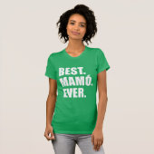 Best Mamo Ever Irish Grandmoeder T-shirt (Voorkant volledig)