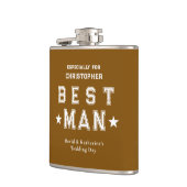 Best Man Appreciation Gift Brown Heupfles (Links)