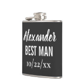 Best Man Bachelor Party Wedding Favor Heupfles (Links)