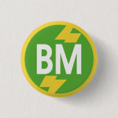 Best Man Badge Ronde Button 3,2 Cm (Voorkant)