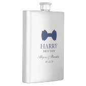 Best Man Blue Bow Stropdas Flacon (Rechts)