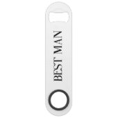 Best Man Bottle Opener Speed Flessenopener (Voorkant)