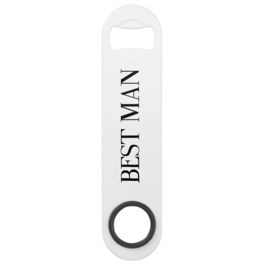 Best Man Bottle Opener Speed Flessenopener (Voorkant)
