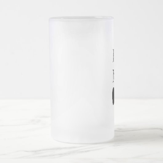 Best Man Bow Stropdas Frosted Beer Mok (Center)