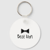 Best Man Bow Stropdas Sleutelhanger (Voorkant)