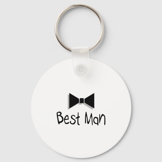 Best Man Bow Stropdas Sleutelhanger (Voorkant)