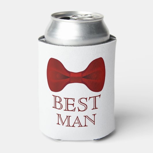 Best Man bruiloft Blikjeskoeler (Blikje Voorkant)