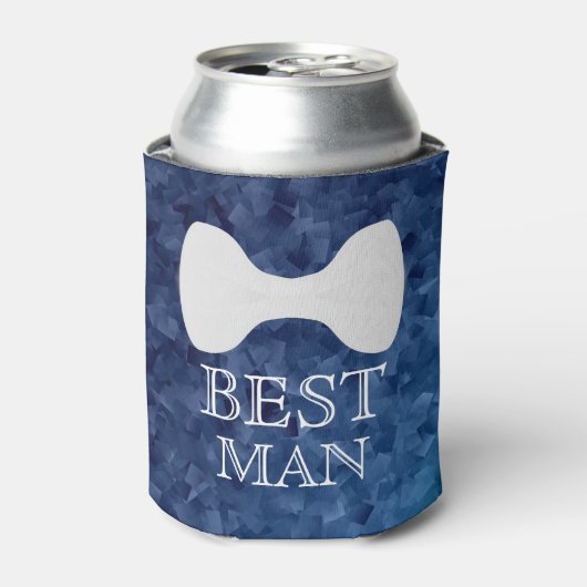 Best Man bruiloft Blikjeskoeler (Blikje Voorkant)