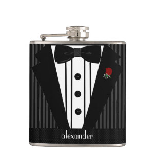 Best Man bruiloft gepersonaliseerd Heupfles