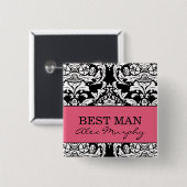 Best Man Button (Voorkant /achterkant)