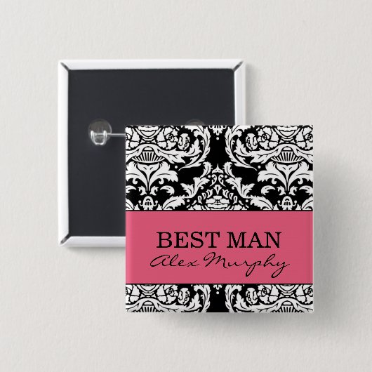 Best Man Button (Voorkant /achterkant)