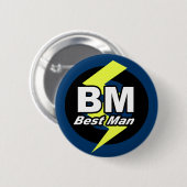Best Man Button (Voorkant /achterkant)