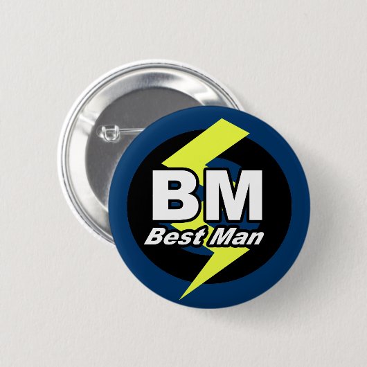 Best Man Button (Voorkant /achterkant)