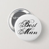 Best Man Button (Voorkant /achterkant)