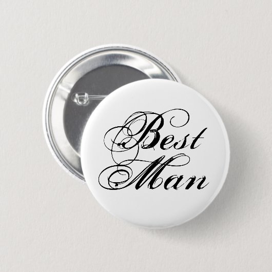 Best Man Button (Voorkant /achterkant)