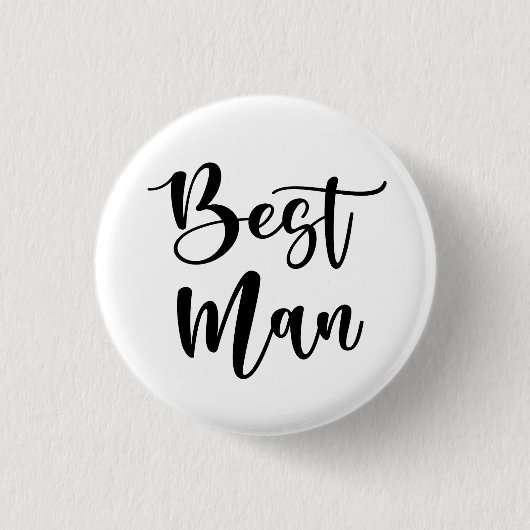 Best Man Button (Voorkant)