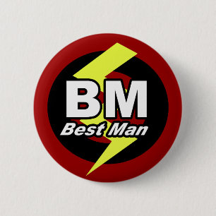 Best Man Button