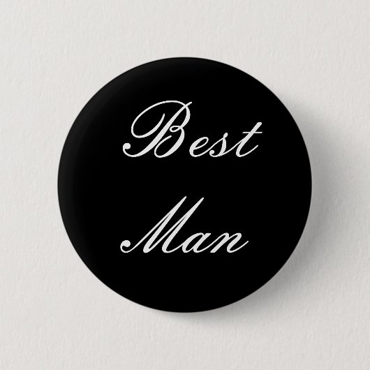 Best Man Button (Voorkant)