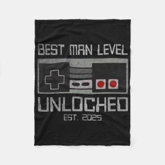 Best Man Chelor Party 2025 Gamer Husnd Wedding For Fleece Deken