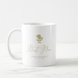 Best Man Chic Wedding Minimalist Koffiemok