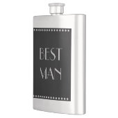 Best Man Classic Flask Heupfles (Links)