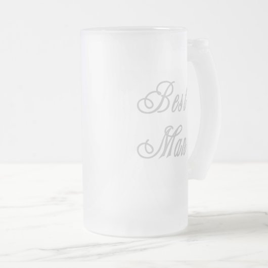 Best Man Classy Grays Matglas Bierpul (Voorkant rechts)