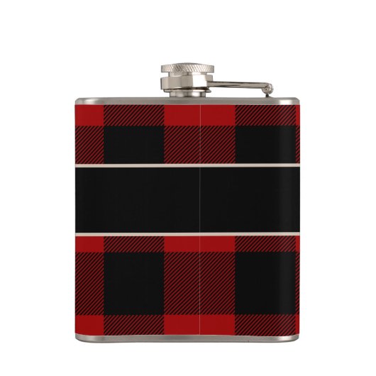 Best Man Custom Name on Buffalo Play Heupfles (Achterkant)