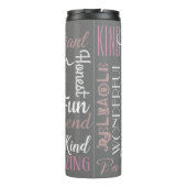 Best Man Custom Positieve Attribuut Affirmaties Thermosbeker (Achterkant)