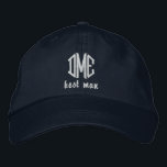 Best Man Custom Weddenschap Monogram Baseball Pet<br><div class="desc">Verras de beste man met dit coole pet in honkbalstijl met zijn 3-letterige monogram en de woorden 'beste man' hieronder. Verander eenvoudig de tekst en de kleur van het pet om aan te sluiten bij uw trouwthema / kleuren (deze is marineblauw, dus ideaal voor een bruiloft met een nautisch thema)....</div>