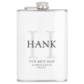 Best Man Drink Kolf Heupfles (Voorkant)