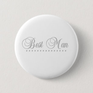 Best Man Elegance Ronde Button 5,7 Cm