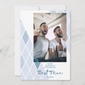 Best Man Elegant Abstract Photo Sophisticated (Voorkant)
