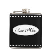 Best Man Flask Heupfles (Voorkant)