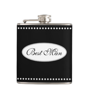 Best Man Flask Heupfles