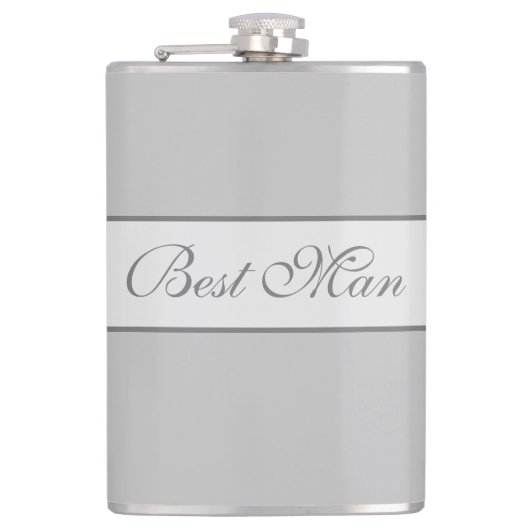 Best Man Flask Heupfles (Voorkant)