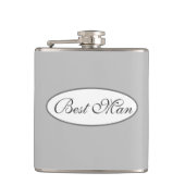 Best Man Flask Heupfles (Voorkant)