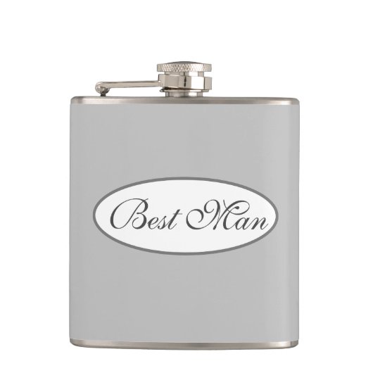 Best Man Flask Heupfles (Voorkant)