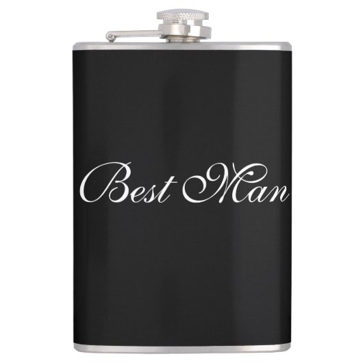 Best Man Flask Heupfles (Voorkant)