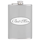 Best Man Flask Heupfles (Voorkant)