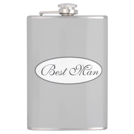 Best Man Flask Heupfles (Voorkant)
