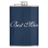 Best Man Flask Heupfles (Voorkant)