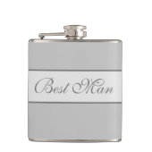Best Man Flask Heupfles (Voorkant)