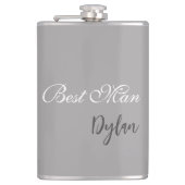 Best Man Flask Heupfles (Voorkant)