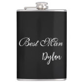 Best Man Flask Heupfles (Voorkant)