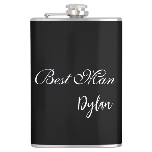 Best Man Flask Heupfles (Voorkant)