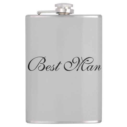 Best Man Flask Heupfles (Voorkant)