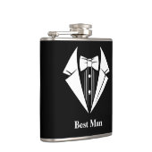 Best Man Flask met Vinyl Bekleding Heupfles (Rechts)