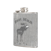Best Man Flask  Moose Heupfles (Links)